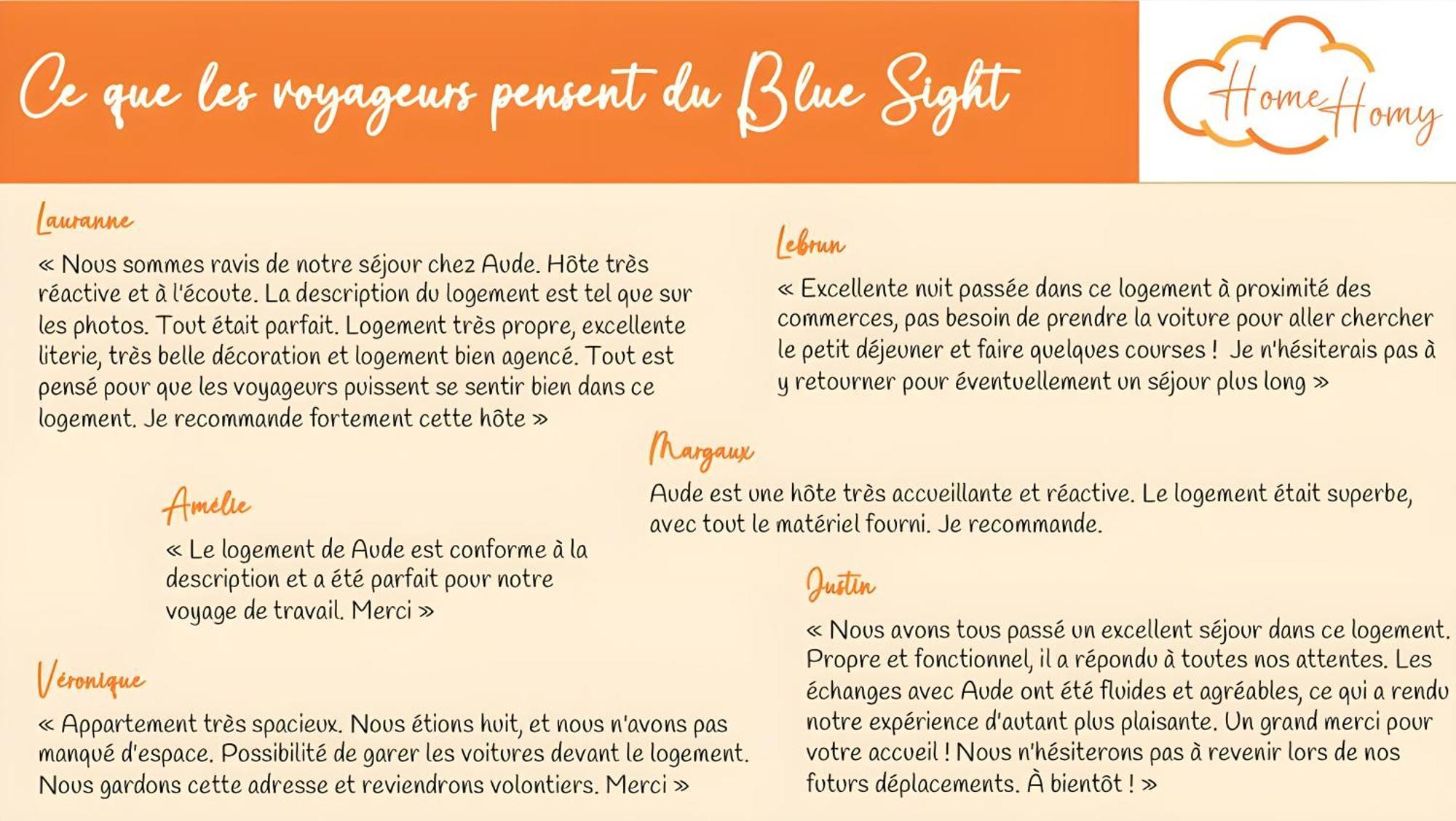 Apartment Le Blue Sight - Homy Montlucon